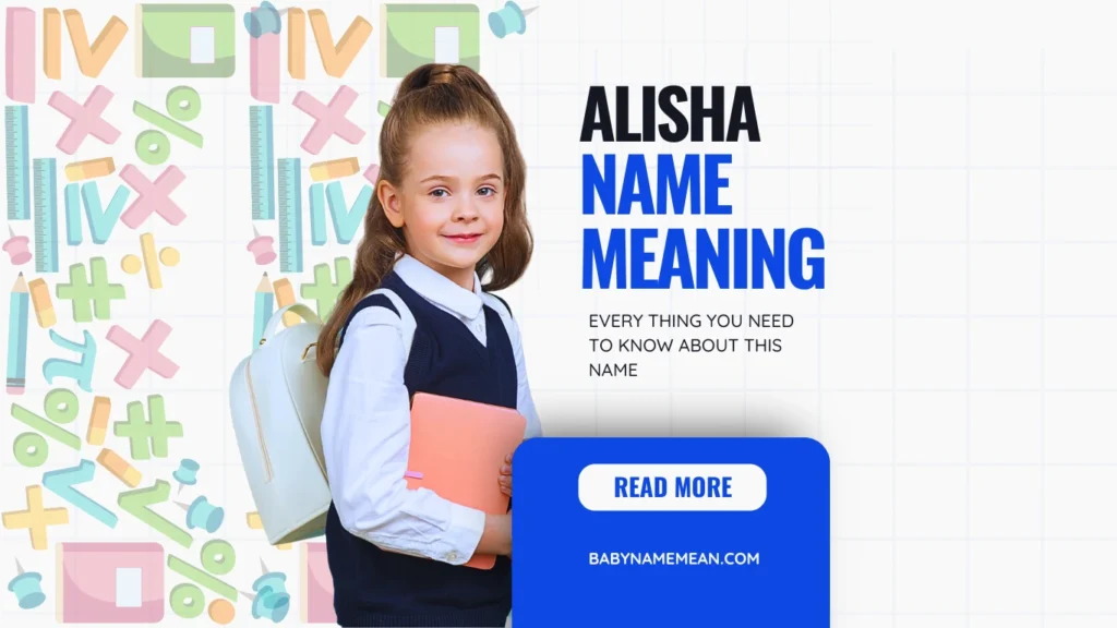 Alisha Name Meaning